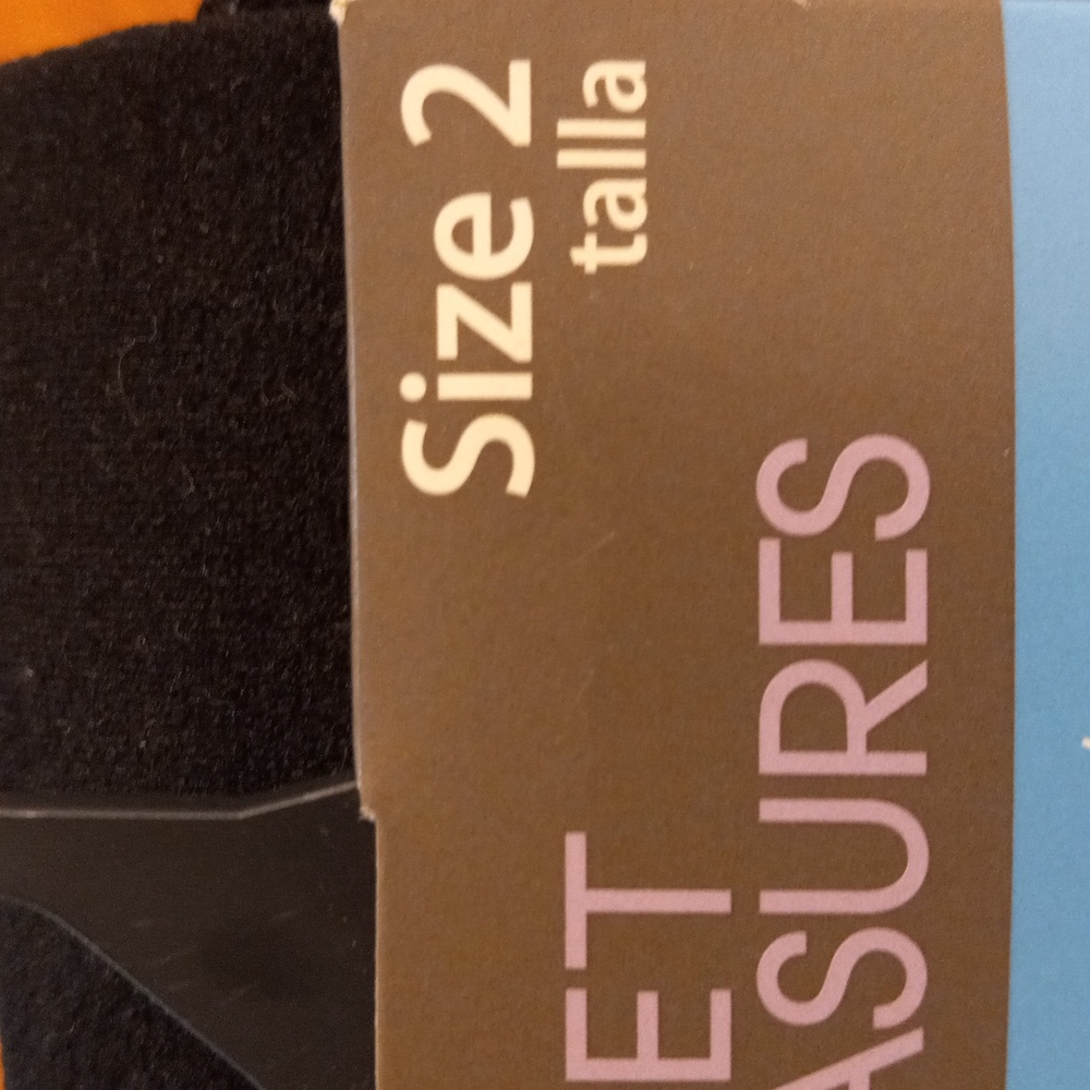 Control Top Tights super opaque invisible flat seams soft black comfy size tall - Picture 10 of 10